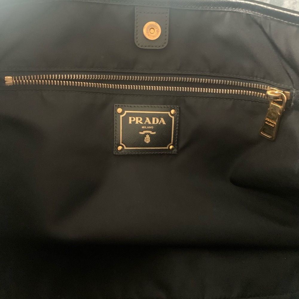 Prada black nylon tote with dust bag - Picture 13 of 16